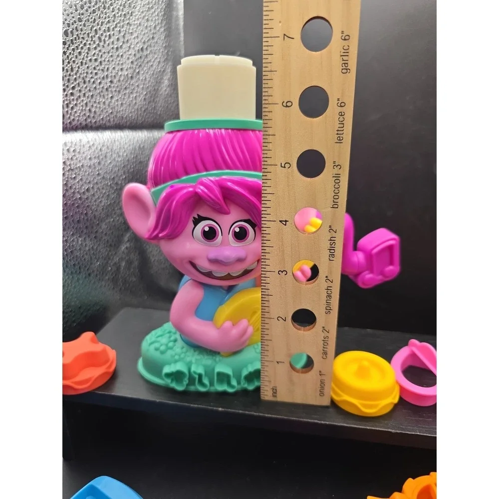 Playdoh Trolls Poppy Hair Growing mauve‎ color With Accessories